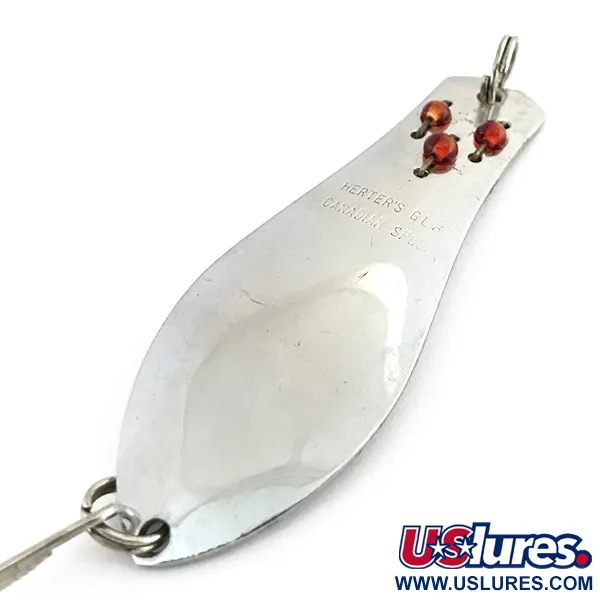 Herter's Canadian Spoon Cuillère, Nickel / Yeux Rouges, 10g, #8747