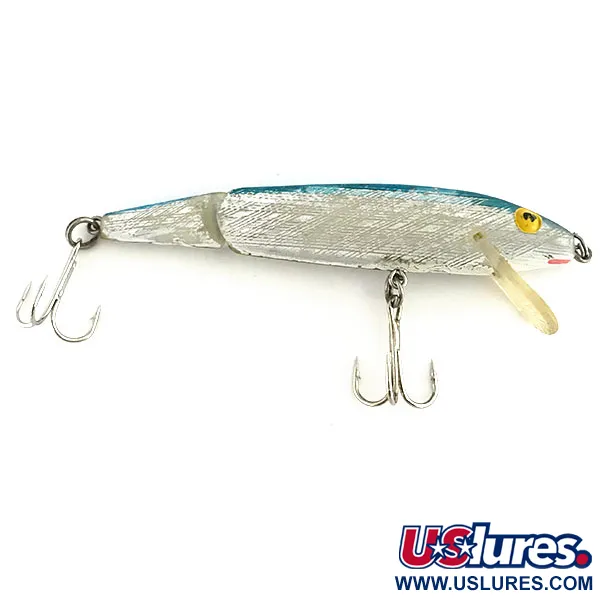 Rebel Floater Jointed Minnow, Argent/Bleu, 7g, Articulé, #8748