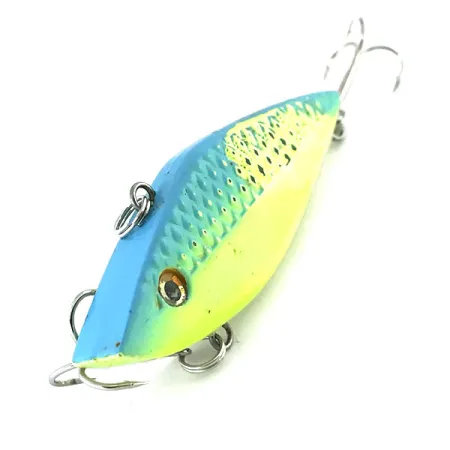 Strike King Diamond Shad UV Lipless Crankbait, Bleu-vert/UV, 12g, #8759