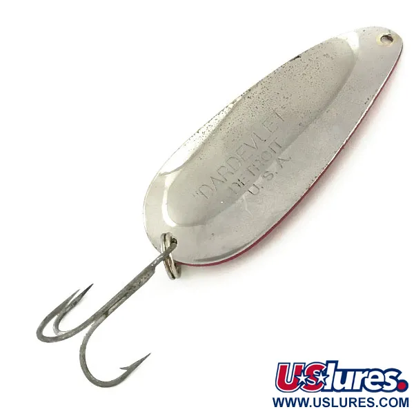 Eppinger Dardevle Dardevlet Cuillère, Rouge/Blanc/Nickel, 21g, #8764