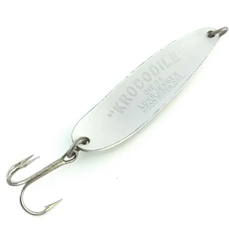 Luhr Jensen Krocodile Die #3 Cuillère, Perle/Vert, 14g, Lumineux, #8771