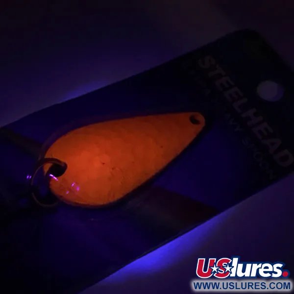 Rainbow Plastics Steelhead UV Cuillère, Orange Fluorescent, 14g, #8780