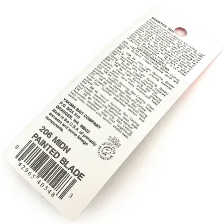 Worden’s Original Rooster Tail Cuiller, Noir, 1.77g, #206MIDN