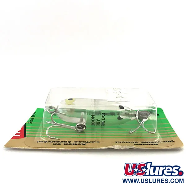 Heddon Tiny Torpedo Leurre Topwater, Transparent, 7g, Hélice, #8787
