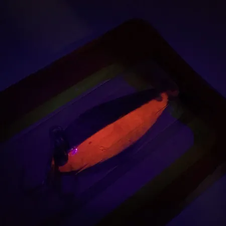 Luhr Jensen Little Jewel Cuillère, Hammered Brass / Red, 7g, UV, #8789