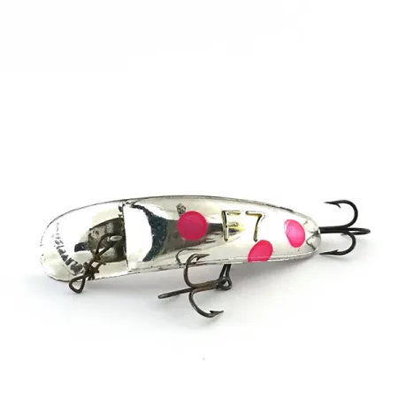 Yakima Bait FlatFish F7 Leurre, Argent / Rouge, 3,6g, Traîne, #8799