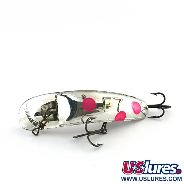 Yakima Bait FlatFish F7 Leurre, Argent / Rouge, 3,6g, Traîne, #8799