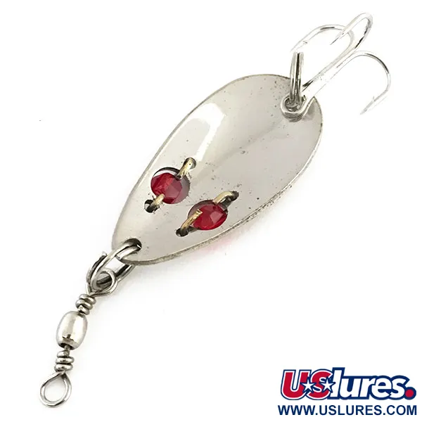 Gibbs Ruby Eye Wiggler 1 Cuillère, Argent/Rouge, 7g, Perles Verre, #8805
