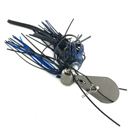 Strike King Rage Blade Jig, Noir, 12g, Hameçon Gamakatsu, #8808