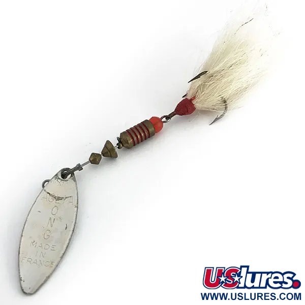 Mepps Aglia Long 2 Dressed Cuiller, Argent, 7,3g, Triple habillé, #8810