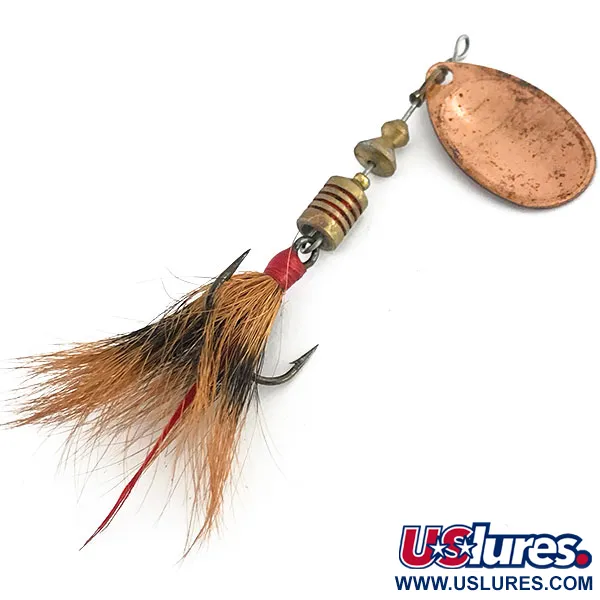 Mepps Aglia 2 dressed Cuillère, Cuivre, 4,7g, Queue habillée, #8814