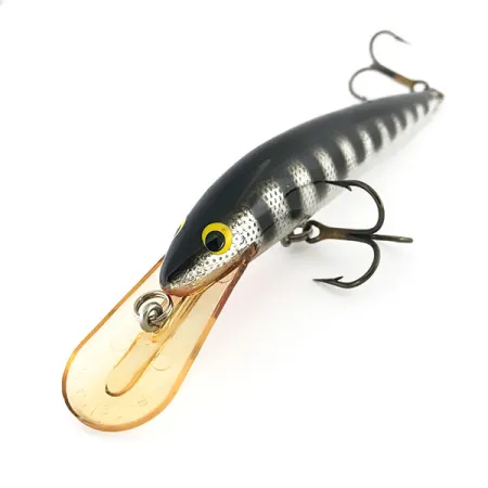 Bagley's Diving Bang-O-Lure, Argent / Noir, 12.5g, Balsa, #8828