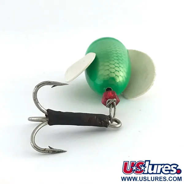 Luhr Jensen Spin-n-Glo Leurre, Vert, 11g, Conception ailée, #8856