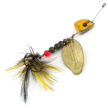 Mepps Lusox 2 Cuiller, Or / Jaune, 17g, Tête amovible, #8858