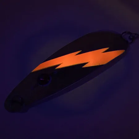 Red Eye Evil Eye UV Cuillère, Nickel/Orange/Red Eye, 9g, UV, #8872