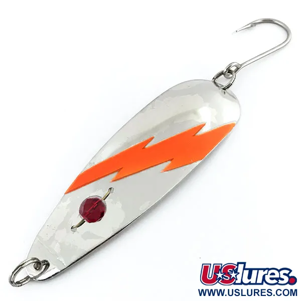 Red Eye Evil Eye UV Cuillère, Nickel/Orange/Red Eye, 9g, UV, #8872
