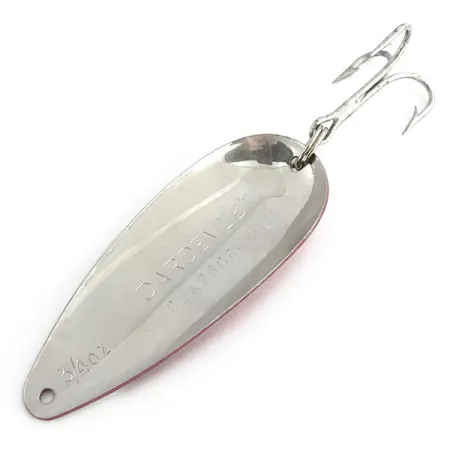 Cuillère Dardevle Dardevlet, Rouge/Blanc/Nickel, 21g, USA, #8879