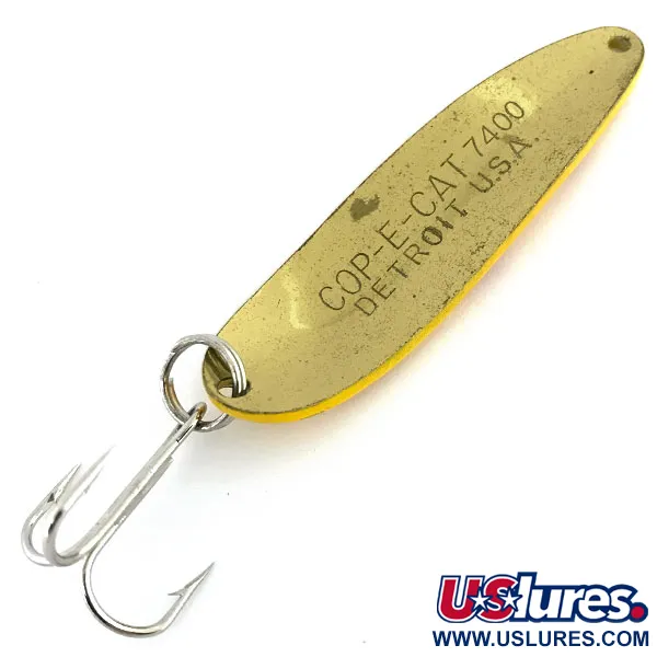 Dardevle Cop-E-Cat 7400 Cuillère, Five of Diamonds, 19g, Doré, #8880