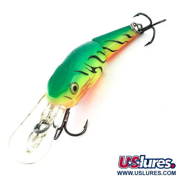 Rapala Shad Rap Jointed RS 04 Leurre, Fire Tiger, 5g, Suspending, #8884