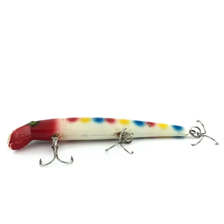 Catchmore Fish Stalker Minnow, Blanc/Rouge/Bleu, 14g, Bavette, #8897
