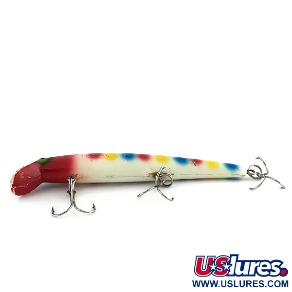 Catchmore Fish Stalker Minnow, Blanc/Rouge/Bleu, 14g, Bavette, #8897