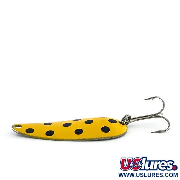 Cuillère Worth Chippewa, Jaune/Noir/Nickel, 10g, Vintage, #8904