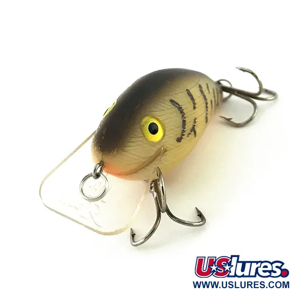 Crankbait Rebel Wee R, Brown Tiger, 10g, Vintage USA, #8909