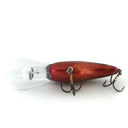 Strike King Pro Model 5XD Crankbait, Rouge/Noir, 18g, Bruiteur, #8913