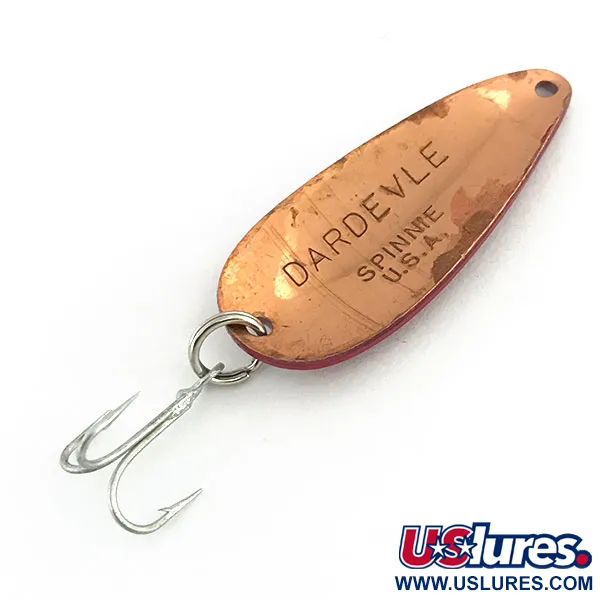 Eppinger Dardevle Midget Cuillère, Rouge/Blanc/Cuivre, 6g, Rétro, #8942