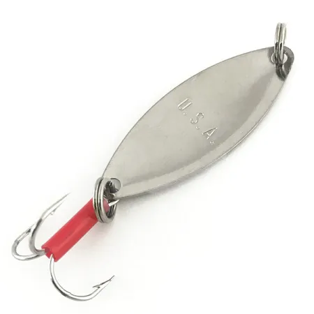 Mepps Spoon 1 Cuillère ondulante, Nickel / Rouge, 7g, #8944