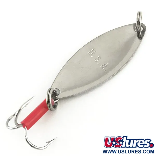 Mepps Spoon 1 Cuillère ondulante, Nickel / Rouge, 7g, #8944