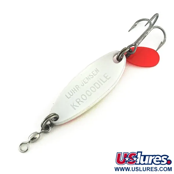 Luhr Jensen Krocodile Cuillère Ondulante, Rainbow, 7g, Laiton, #8945