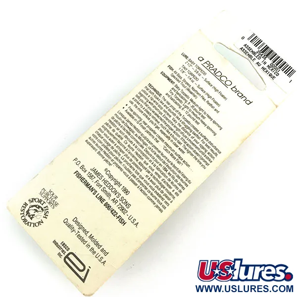 Heddon Tiny Torpedo Surface, Vert, 7g, Hélice Arrière, #X036089