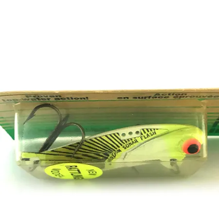 Heddon Rattling Sonar Flash 433F UV Lame, Chartreuse, 14g, UV, #8948
