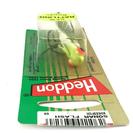 Heddon Rattling Sonar Flash 433F UV Lame, Chartreuse, 14g, UV, #8948