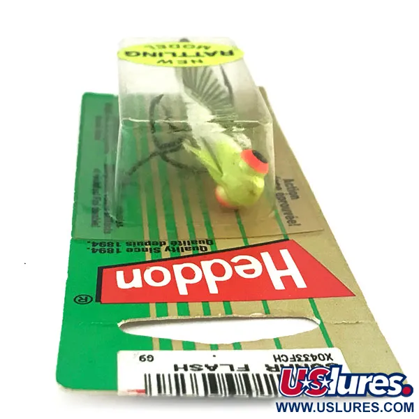 Heddon Rattling Sonar Flash 433F UV Lame, Chartreuse, 14g, UV, #8948