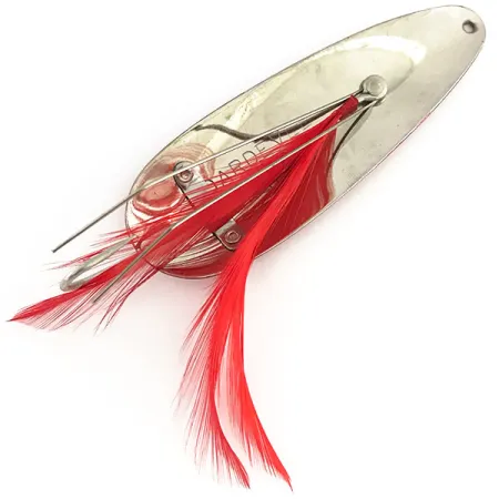 Eppinger Weedless Dardevle Cuillère, Rouge/Blanc/Nickel, 28g, Anti-herbe, #8958
