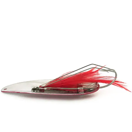 Eppinger Weedless Dardevle Cuillère, Rouge/Blanc/Nickel, 28g, Anti-herbe, #8958