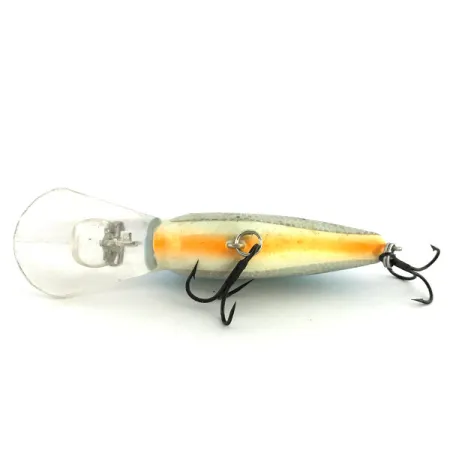 Excalibur Bomber Bill Dance Fat Fingerling Crankbait, Bleu-Argent, 12g, #8962