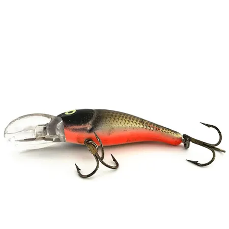 Mann's M35 Crankbait de Profondeur, Noir Or Orange, 11g, Rattlin, #8970