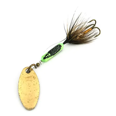 Worden’s Original Rooster Tail Tournante, Gold, 3.6g, Plumes, #8972