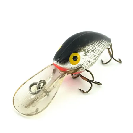Rebel Deep Teeny R Crankbait, Argent, 7g, Grand Plongeur, #8981