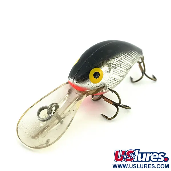 Rebel Deep Teeny R Crankbait, Argent, 7g, Grand Plongeur, #8981