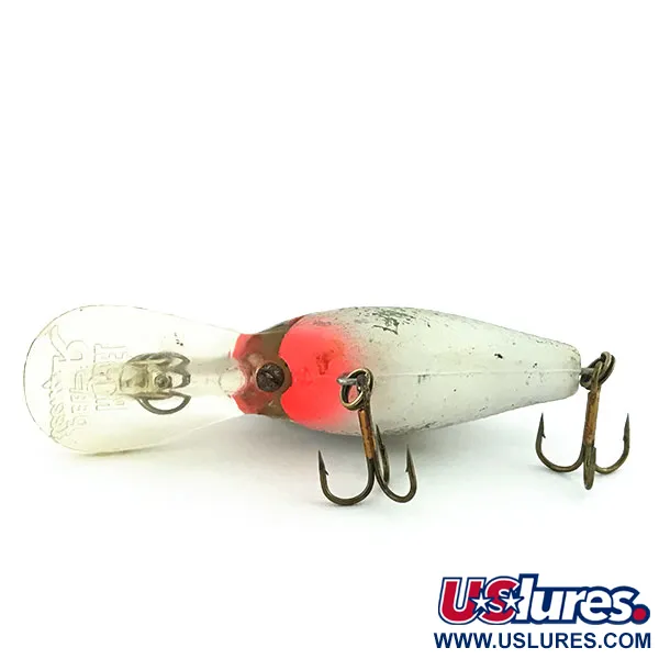 Rebel Deep Teeny R Crankbait, Argent, 7g, Grand Plongeur, #8981