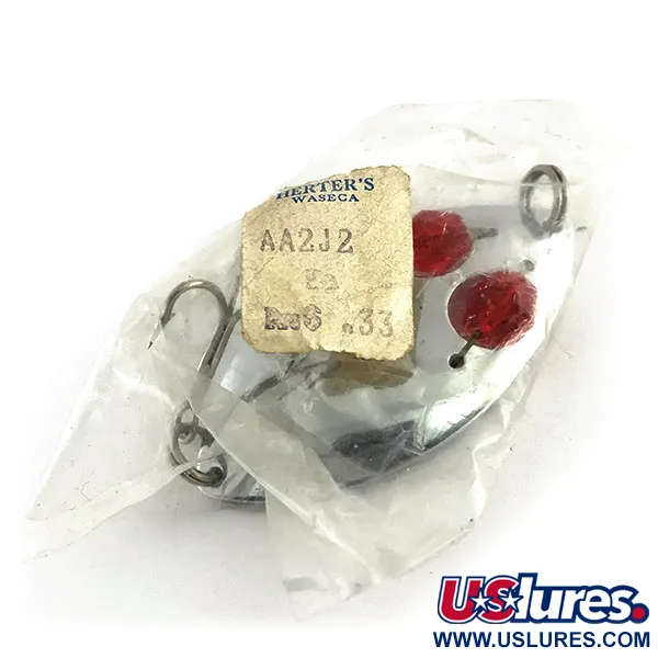 Herter's Glass eye spoon Cuillère, Nickel/Rouge, 11g, Yeux verre, #8987