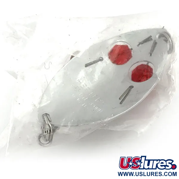 Herter's Glass eye spoon Cuillère, Nickel/Rouge, 11g, Yeux verre, #8987