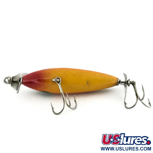 Luhr Jensen Wood Chopper Leurre Surface, Pumpkin Seed, 14g, Double Hélice, #8993