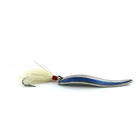 Acme Fiord Spoon Cuillère, Chrome/Bleu, 21g, Hameçon Plumé, #9005
