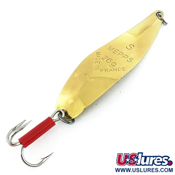 Mepps Syclops 3 Custom Cuillère, Gold / Green / Red, 26g, #9009