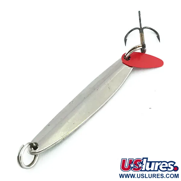 Bay de Noc Swedish Pimple Cuillère, Nickel/Vert, 6g, Palette, #9016